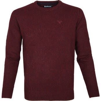 Barbour Sweater Tisbury Trui Wol Bordeaux