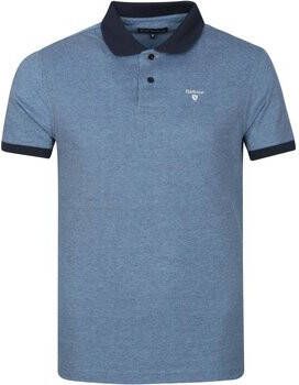 Barbour T-shirt Basic Pique Polo Donkerblauw