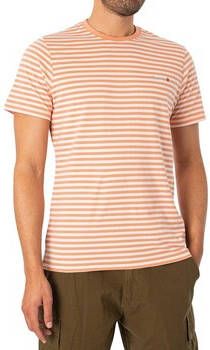 Barbour T-shirt Korte Mouw Biltin gestreept T-shirt