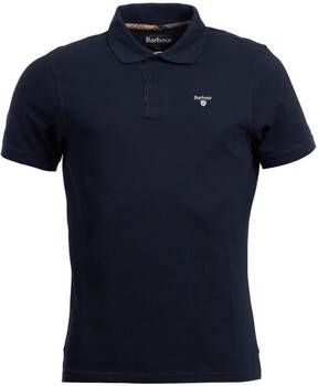 Barbour T-shirt Tartan Pique Polo Shirt New Navy