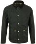 Barbour Lange Herenjas in Sage met Gewatteerde Voering en Patchdetails Groen Heren - Thumbnail 1