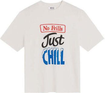 Bask In The Sun T-shirt Korte Mouw Chill Tee White