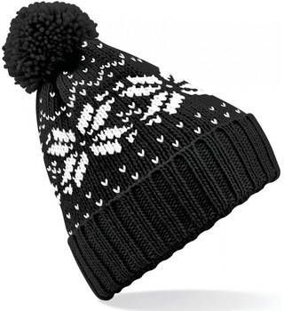 Beechfield Muts Bonnet jacquard Snowstar