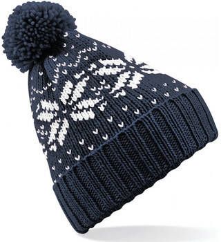 Beechfield Muts Bonnet jacquard Snowstar