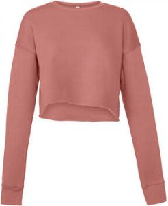 Bella + Canvas Sweater Sweatshirt crop femme