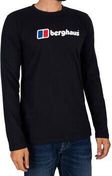 Berghaus T-shirt Korte Mouw Biologisch T-shirt met groot logo en lange mouwen