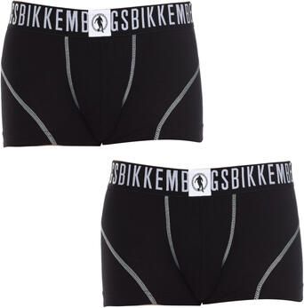 Bikkembergs Zwarte Trunks Bi-pack Katoenmix Herenbroeken Black Heren - Foto 2