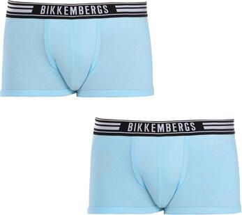 Bikkembergs Lichtblauwe Katoenen Onderbroek Trunk Bi-pack Blue Heren - Foto 2