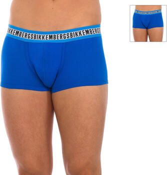 Bikkembergs Blauwe Katoenen Onderbroek Trunk Bi-pack Blue Heren - Foto 3