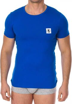 Bikkembergs Korte mouwen T-shirt Blue Heren - Foto 5