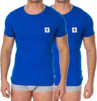 Bikkembergs T-shirt Bkk1Uts07Bi Blauw Heren - Foto 4