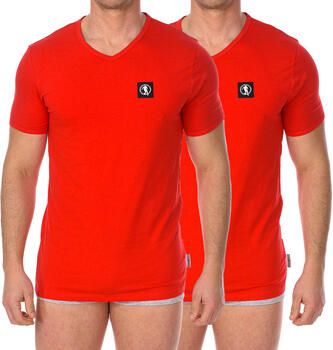 Bikkembergs Korte mouwen T-shirt Red Heren - Foto 3