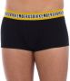 Bikkembergs Zwarte Katoenen Trunk Twin Black Heren - Thumbnail 1