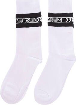 Bikkembergs High socks BK022-WHITE-BLACK