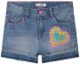 Billieblush Spijkershorts met gehaakt hart Blauw - Thumbnail 1