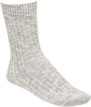Birkenstock Grijze Cotton Slub Sokken Gray Dames