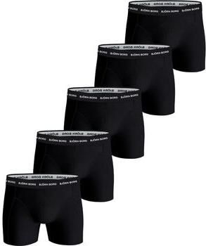 Björn Borg Boxers Cotton Stretch 5-Pack Zwart
