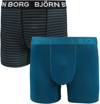Björn Borg Boxers Performance Boxers 2-Pack Zwart Petrol