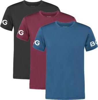 Björn Borg T-shirt Korte Mouw 3-Pack Permormance Tee