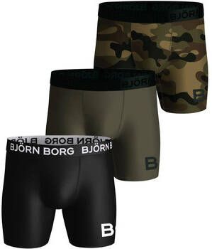 Björn Borg Boxers 3Pack Groen Zwart