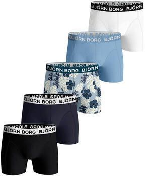 Björn Borg Boxers 5Pack Blauw Wit