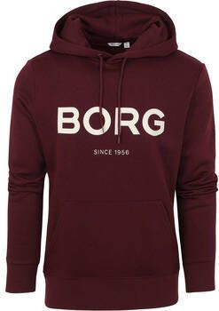 Björn Borg Sweater Bordeaux Rood Logo