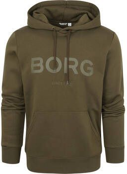 Björn Borg Sweater Donkergroen Logo