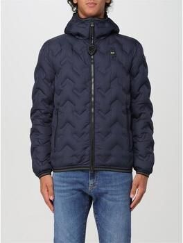 Blauer Heren Hooded Puffer Jas Blue Heren