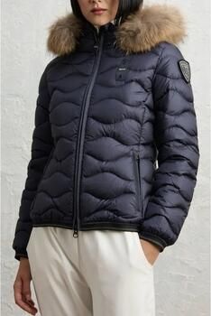 Blauer Mantel Aldie