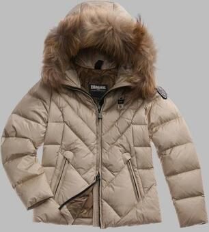 Blauer Parka Jas ALICIA