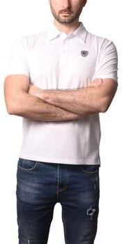 Blauer Polo Shirt Korte Mouw