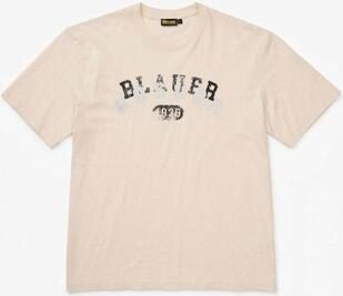 Blauer T-shirt Korte Mouw Selkirk