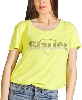 Blauer T-shirt MANICA CORTA