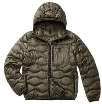 Blauer Korte Wave Roller Gewatteerde Jas Green