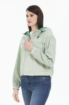 Blauer Windjack