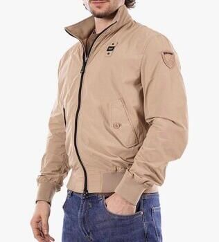Blauer Windjack