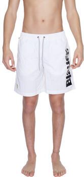 Blauer Polyamide Polyester Zwemkleding Heren Collectie White Heren