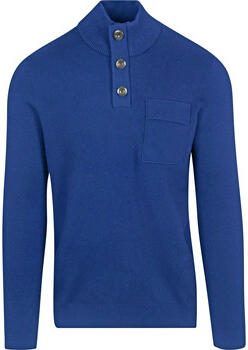 Blue Industry Sweaters Mocker Pullover Kobaltblauw