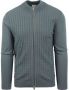 Blue Industry Groen Geruit Slim Fit Vest Green Heren - Thumbnail 1