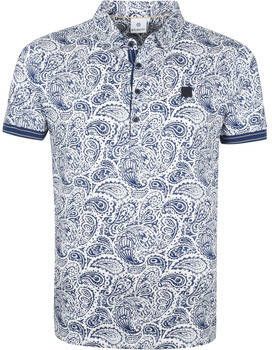 Blue Industry T-shirt M25 Polo Paisley Blauw