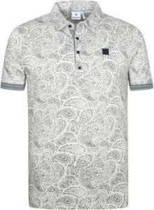 Blue Industry T-shirt M25 Polo Paisley Groen