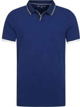 Blue Industry T-shirt M28 Polo Blauw