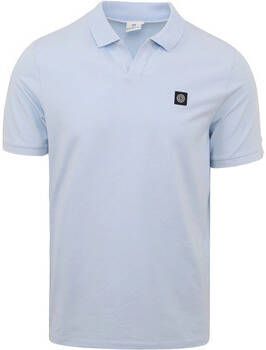 Blue Industry T-shirt M38 Poloshirt Lichtblauw