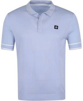Blue Industry T-shirt Poloshirt Lichtblauw