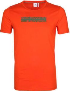Blue Industry T-shirt T-Shirt Logo Oranje
