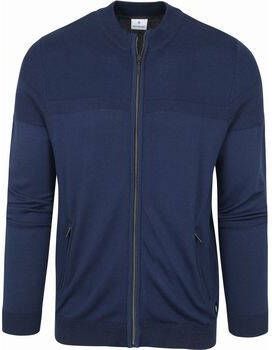Blue Industry Sweater Vest Donkerblauw