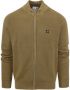 Blue Industry Groene Katoenen Cardigan met Rits Green Heren - Thumbnail 1