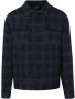 Blue Industry Geruite Katoenen Vest in Donkerblauw Blue Heren - Thumbnail 1