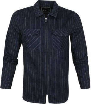 Blue Industry Sweater Zip Vest 2466 Donkerblauw