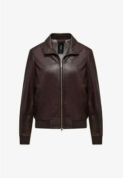 Bomboogie Leren Jas JW VALL P LLV6-118 BARK BROWN